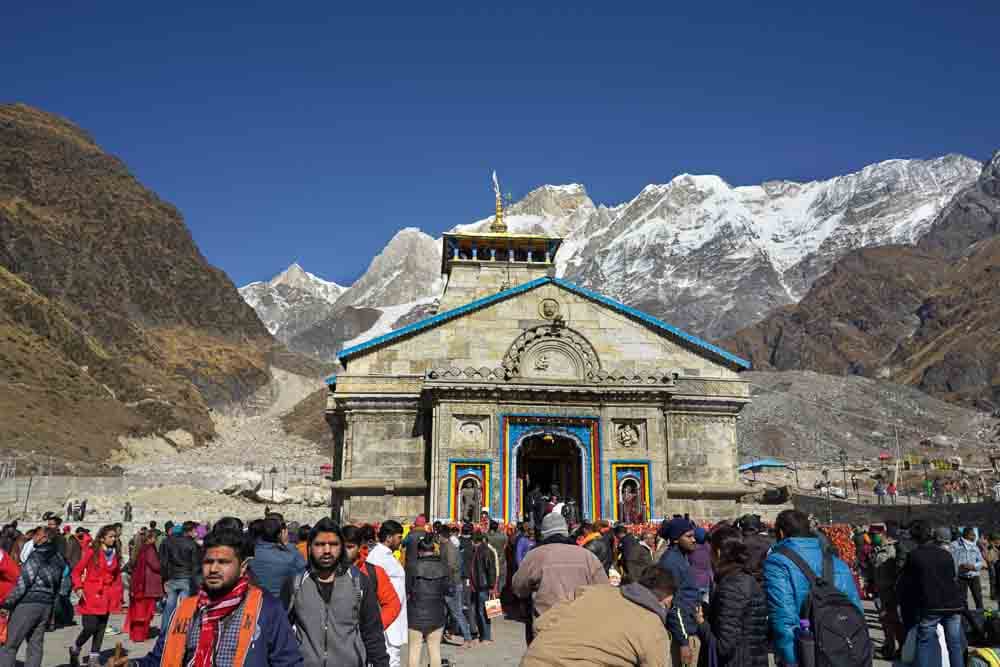 View of Kedarnath temple